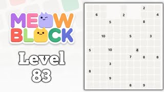 Meowblock Level 83 walkthrough solution