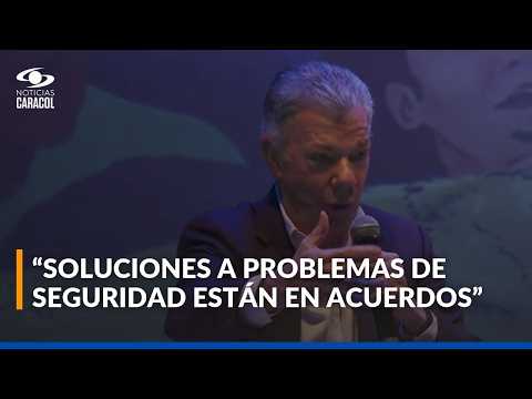 Expresidente Santos reconoce vacíos en cumplimiento de objetivos de acuerdos de paz en Colombia
