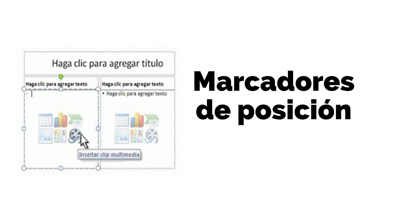 Power point - Los marcadores de posición - 1ra. parte - YouTube