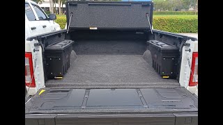Undercover Ultra Flex, Two Swingcases, & Bedrug on a 2023 Ford F150 review by C&H Auto Accessories