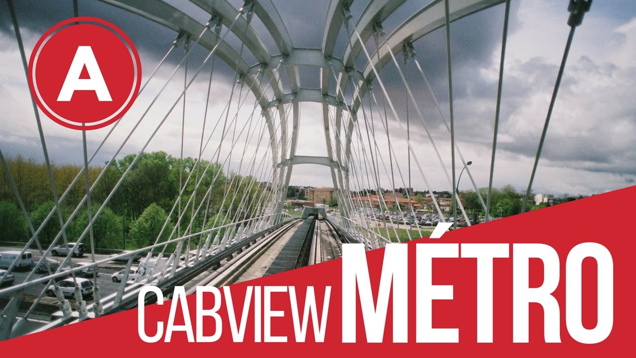 [Cabride] - Trajet complet / Full trip - Ligne A Métro de Toulouse