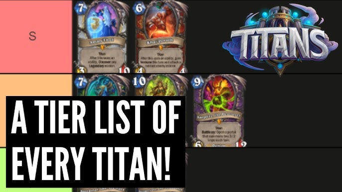 Ben Hearthstone on X: It's TITANS expansion day! 🥳 It's an honor