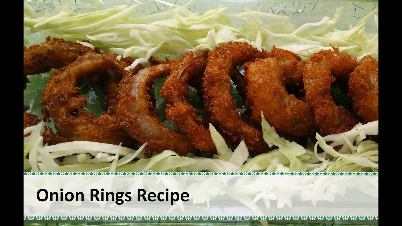 Onion Rings Recipe | Crispy Onion Pakoda | Onion Fritters | Indian Snack Recipe by Healthy Kadai