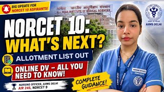 NORCET 10 Allotment List out !! What’s next??