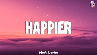 Olivia Rodrigo - happier (Lyric Video) | Conan Gray, Madison Beer,...