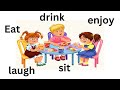 Learn 100 + action words English Grammar | daily use verbs word | verb words for grade 2