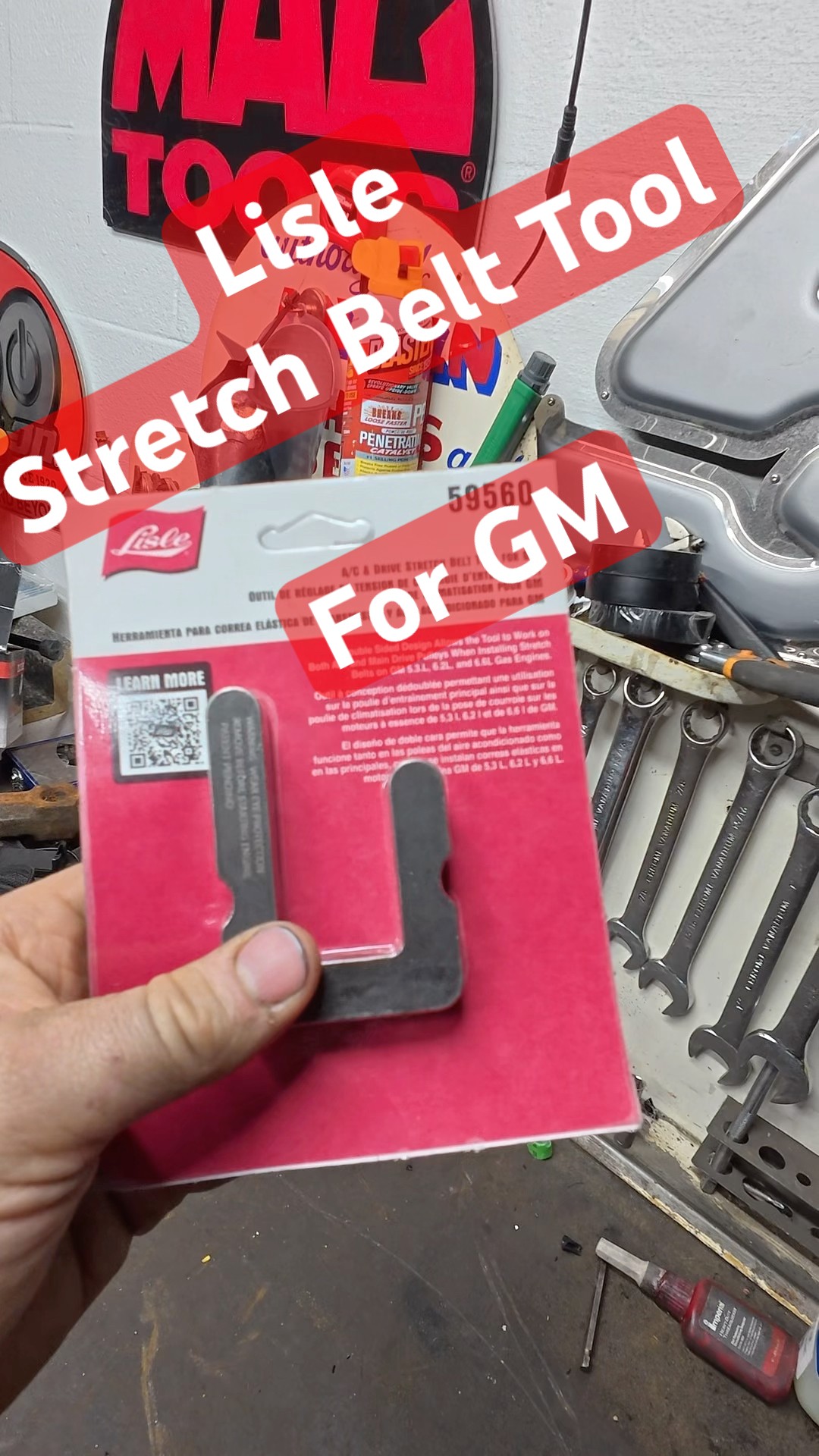 Lisle 59560 GM Stretch Belt Installer Tool - YouTube