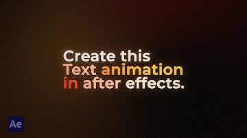 Create Gradient Highlight Text Reveals In After Effects