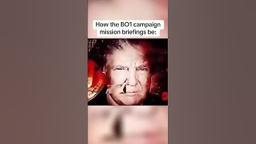 How Call of Duty Black Ops Campaign Mission Briefings Be 😭