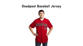 deadpool baseball jersey