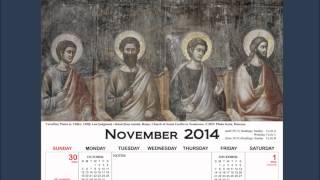 Columban - Calendar Art Guide - November 2014