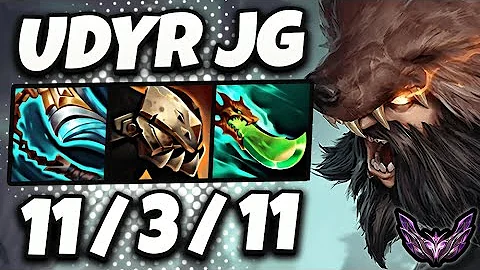 Udyr vs Hecarim Jungle [ TripleKill ] Korea Master Patch 25.21