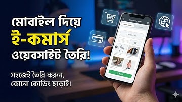 মোবাইল দিয়ে ই-কমার্স ওয়েবসাইট তৈরি | Zatiq Easy Tutorial Bangla 2025