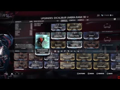 exalted umbra blade best build out