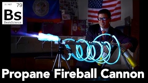 Propane Fireball Cannon - How to Shoot Blue Fireballs!