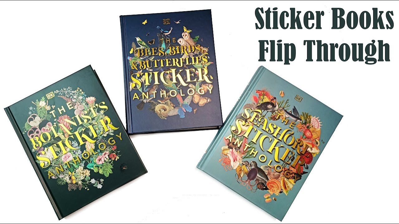 Flip Through NEW! Antiquarian Sticker Book: Bibliophilia - 1000 Stickers by  Odd Dot