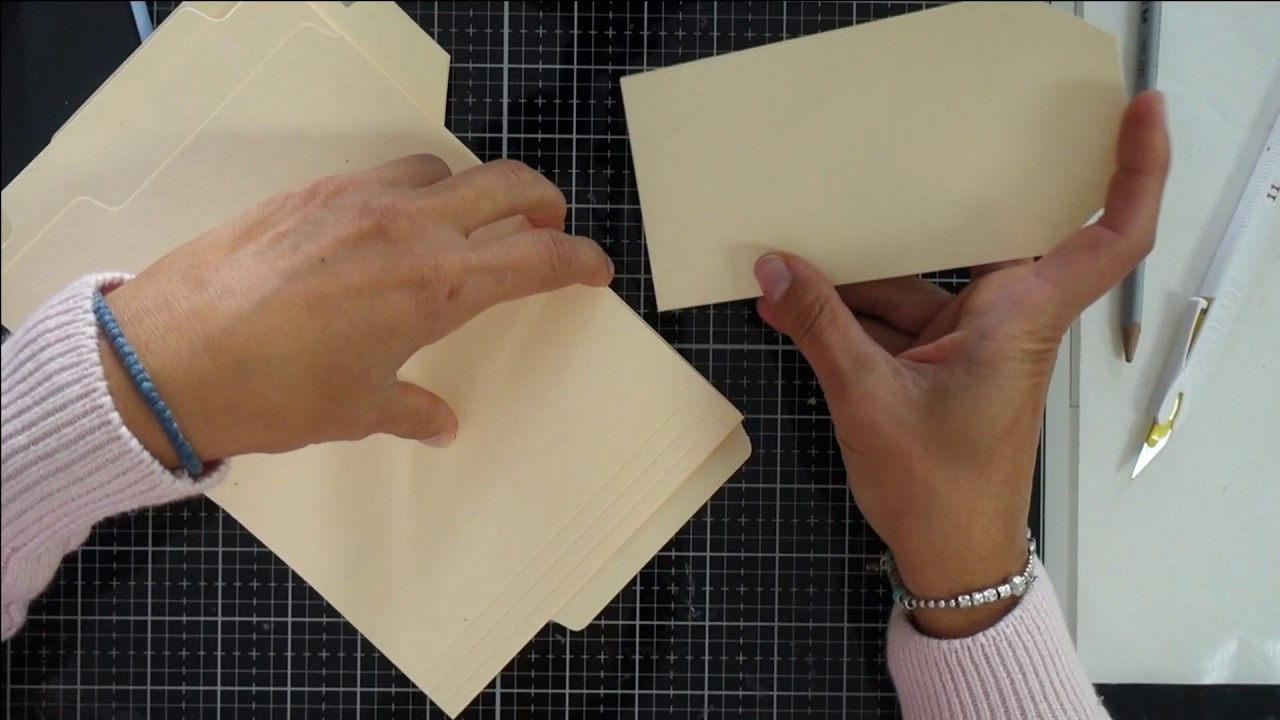 Tutorial - Mini Album con file folder - YouTube