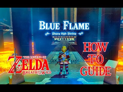 Видео: Zelda - Пробно решение Shora Hah и Blue Flame в Breath Of The Wild