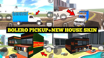 Bolero Pickup Cheat Code in Indian Bike Driving 3D 🤯🔥| New Green House Skin 😍| Harsh in Game