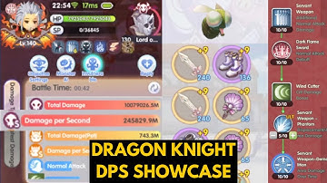 DRAGON KNIGHT BUILD FOR BETTER DAMAGE \\ DPS TEST!!