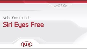 Voice Commands:  Siri Eyes Free