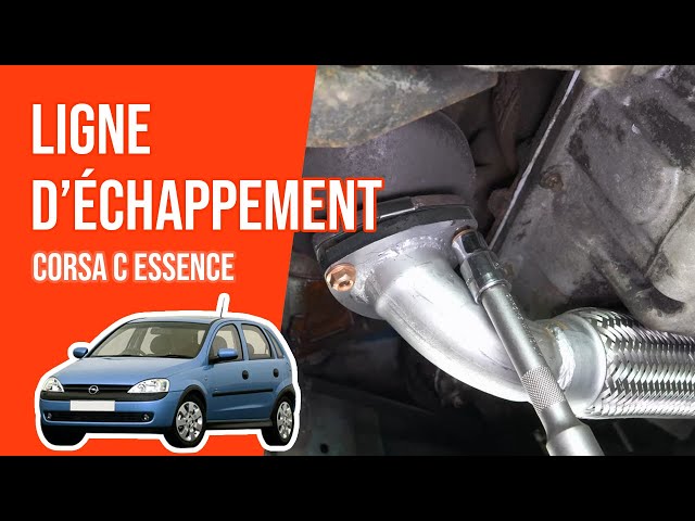 Changer la Ligne d'échappement Corsa C 1.4 16V 💨 - YouTube