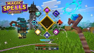 A ATUALIZAÇÃO MAIS INSANA! Magic Spells 2.0 Reforged Update para Minecraft PE (Bedrock)