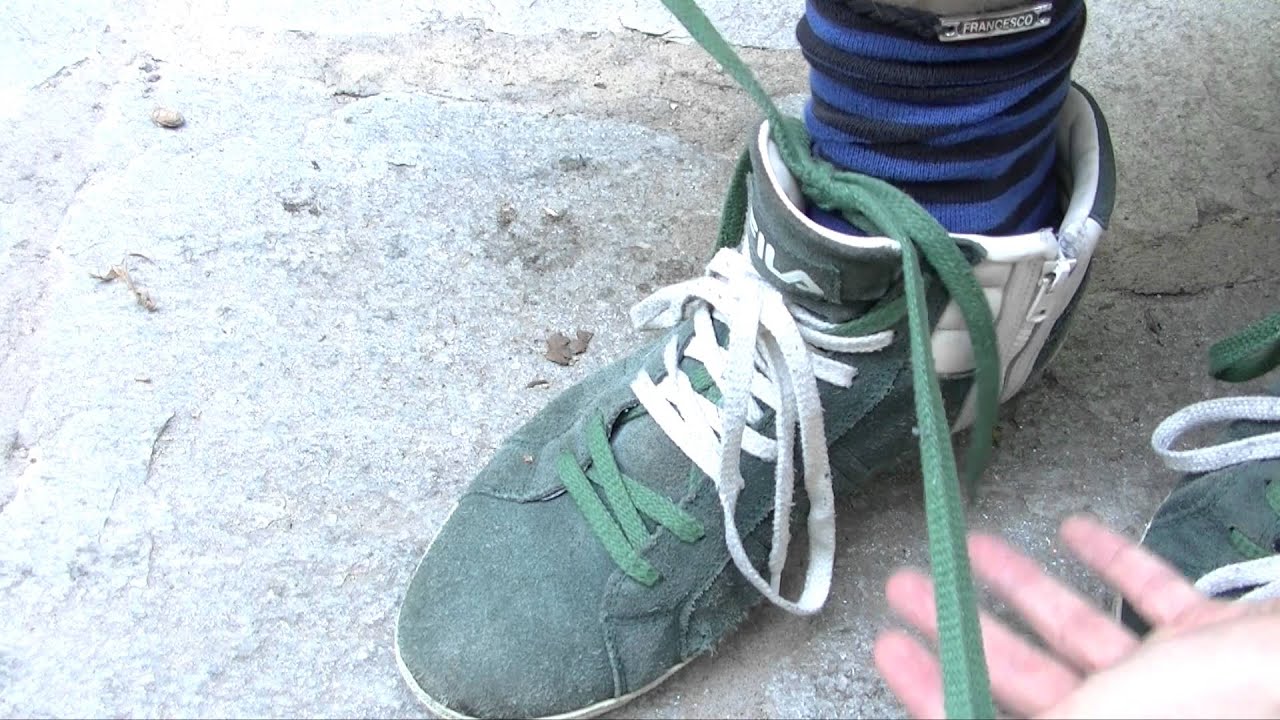 Lacci Lunghi scarpe legarli - YouTube