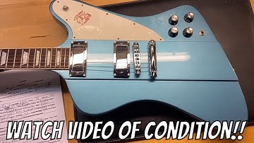 2017 Gibson Firebird T Pelham Blue Electric Guitar