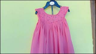simple party wear frock cutting and stitching/creative Home