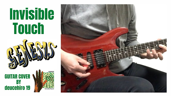 Invisible Touch Guitar version - Guitar performance video thumbnail