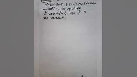 Class:12, Example 3.13, Theory of equation