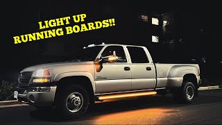 Installing Boost Auto Parts LIGHT UP Running Boards