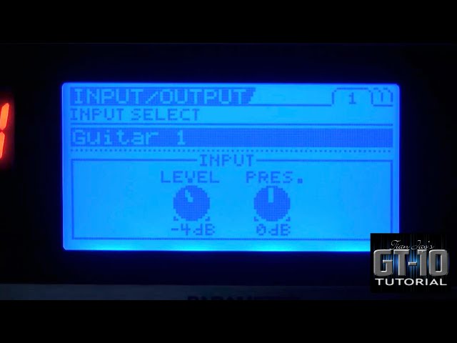 Boss GT10 Tutorial Chapter 1 - Input Output