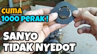 ONLY 1000 RINGS! QUICK AND EASY WAY TO REPAIR A Sanyo Shimizu Water Pump That Won't Lift Water