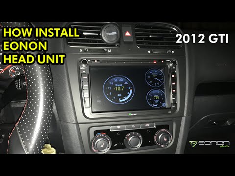2012 VW GTI: Eonon Head Unit Install & Unboxing (GA5153F)