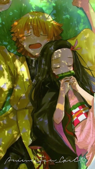 Nezuko x Zenitsu #nezukoxzenitsu #kny #lazyedit