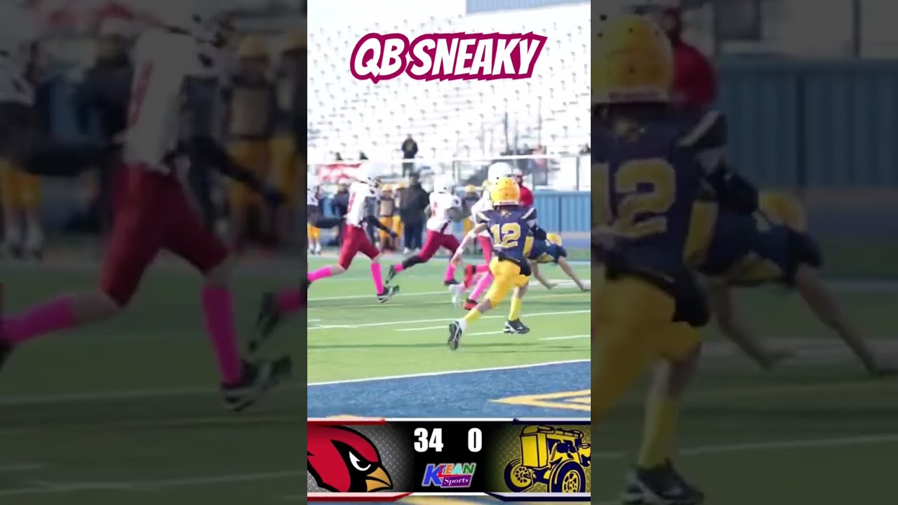 The quarterback saw something