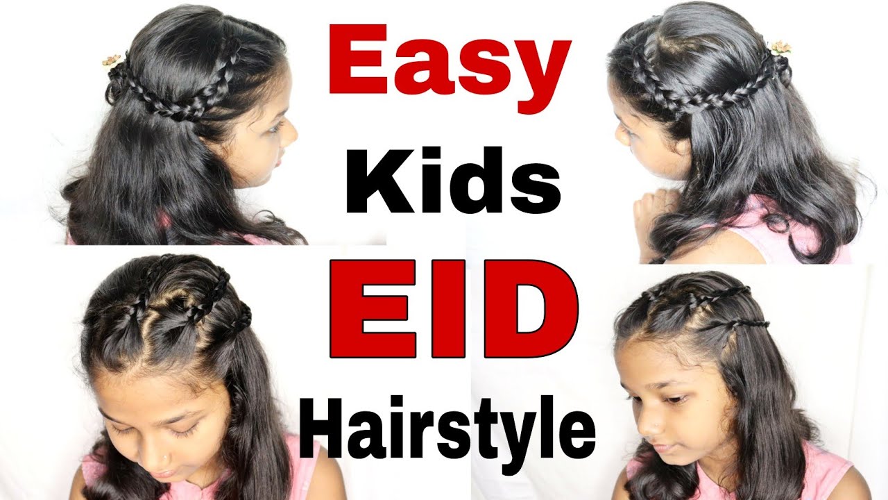 Hairstyles For Eid || Simple & Easy - YouTube