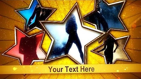 Create a Star Celebration Video with Music and Photos - MakeWebVideo.com