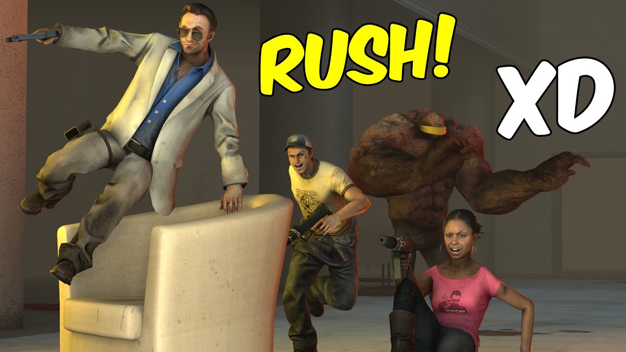 RUSH AL TANK xD Momentos Divertidos | Left 4 Dead 2