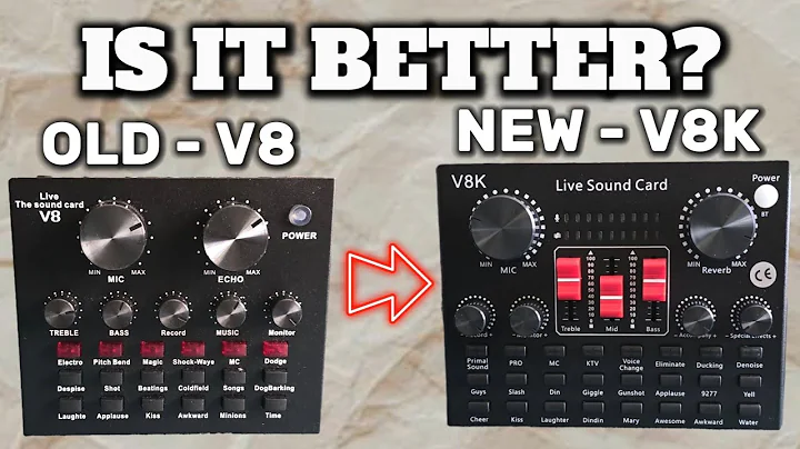 V8K Live Sound Card (Upgraded V8) Review / Walk Through