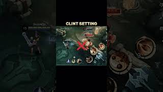 ✅Setting clint #mobilelegends #mlbb #clint #highlights