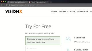 VisionX - Getting Started