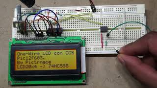 Control de LCD usando solo un pin del Pic12f683