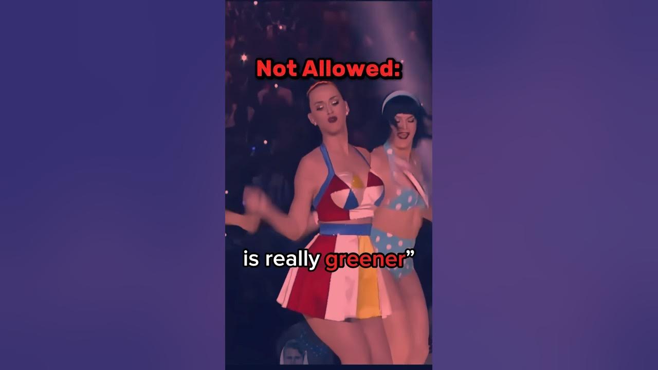Katy Perry isn’t allowed to sing this in performances anymore #celebrities #music #katyperry Katy Perry isn’t allowed to sing this in performances anymore #celebrities #music #katyperry