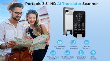 148 Languages AI Image Translator Device Pen, Support Scan/Offline/Photo/Voice Translation