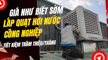 5 PHÚT Lắp Quạt Hơi Nước Công Nghiệp Nextfan Để Tiết Kiệm Tiền
