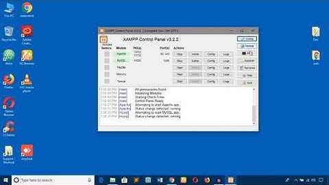 XAMPP WINDOWS - HTDOCS