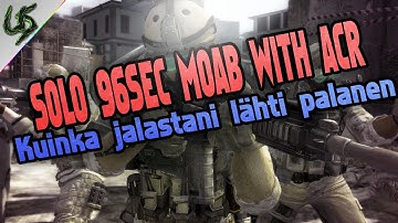 Unstoppable MW3 *SOLO* 96SEC MOAB WITH ACR